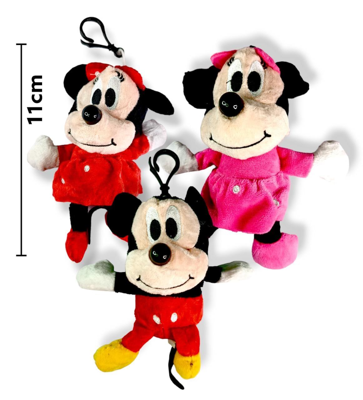 Peluchin Llavero Mickey y Minnie 11cm